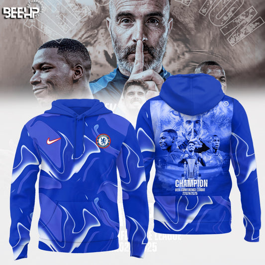 Chelsea FC UEFA Europa Conference Champions  Hoodie