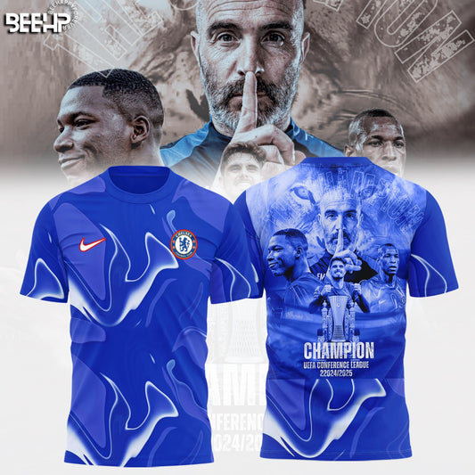 Chelsea FC UEFA Europa Conference Champions TShirt