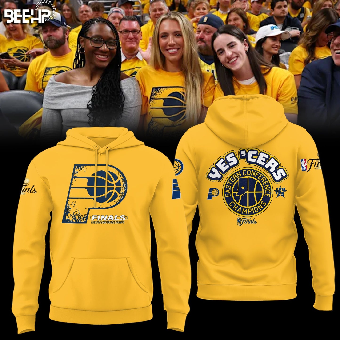 Indiana Pacers Fanatics 2025 Eastern Conference Champions Hoodie