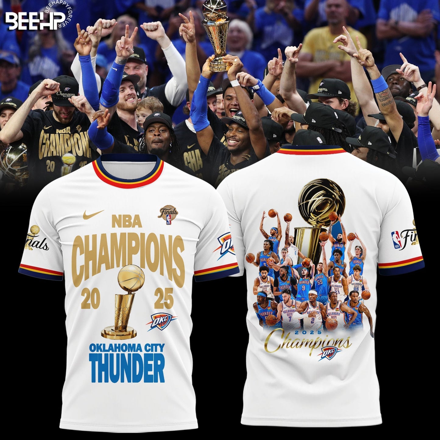 OKC THUNDER 2025 NBA CHAMPIONS T-Shirt