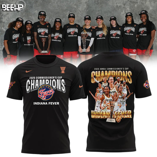 Indiana Fever 2025 WNBA Commissioner’s Cup Champions T-Shirt