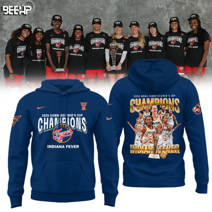 Indiana Fever 2025 WNBA Commissioner’s Cup Champions Hoodie
