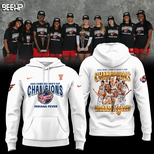 Indiana Fever 2025 WNBA Commissioner’s Cup Champions Hoodie