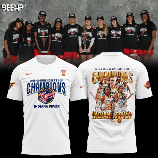 Indiana Fever 2025 WNBA Commissioner’s Cup Champions T-Shirt