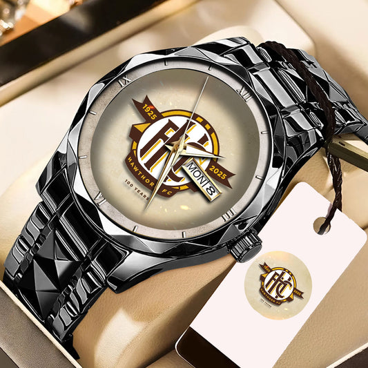 Hawthorn Hawks Alloy Luxury Quartz Watch With Box