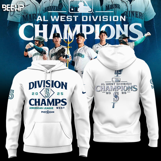 Seattle Mariners 2025 AL West Division Champions Limited Edition Hoodie