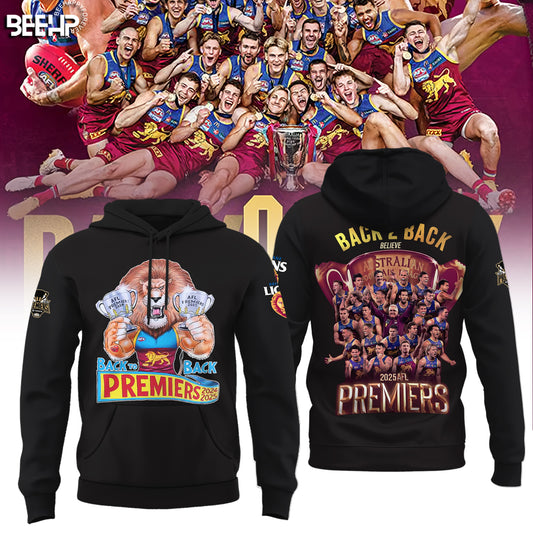 Brisbane Lions 2025 Premiers Limited Edition  Hoodie