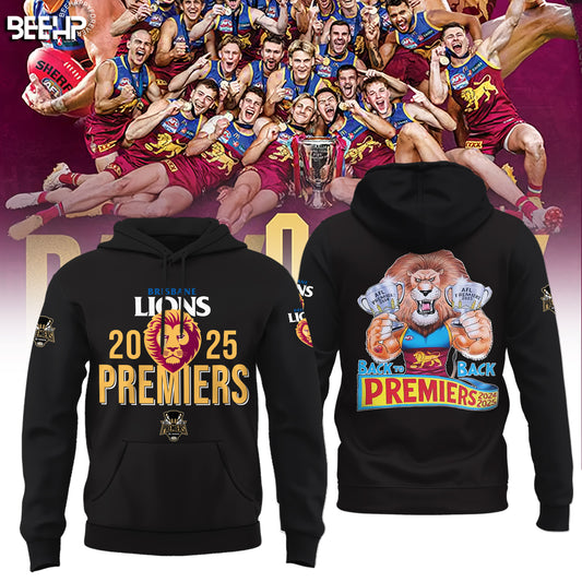 Brisbane Lions 2025 Premiers Limited Edition Hoodie