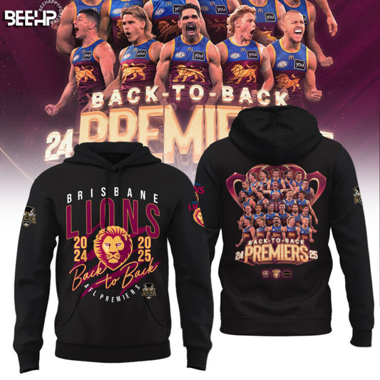 Brisbane Lions 2025 Premiers Limited Edition Hoodie