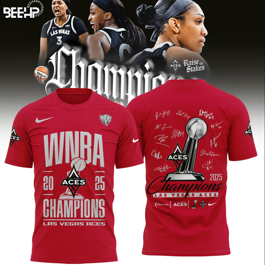 Las Vegas Aces 2025 WNBA Champions Limited Edition Shirt