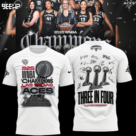 Las Vegas Aces 2025 WNBA Champions Limited Edition Shirt