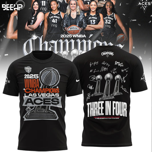 Las Vegas Aces 2025 WNBA Champions Limited Edition Shirt