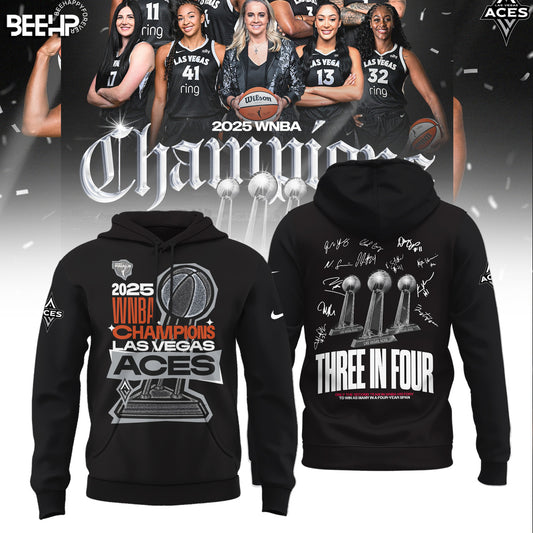 Las Vegas Aces 2025 WNBA Champions Limited Edition Hoodie