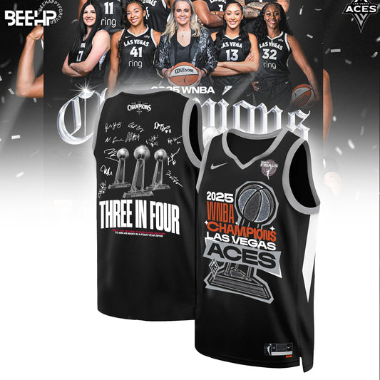 Las Vegas Aces 2025 WNBA Champions Basketball Jersey