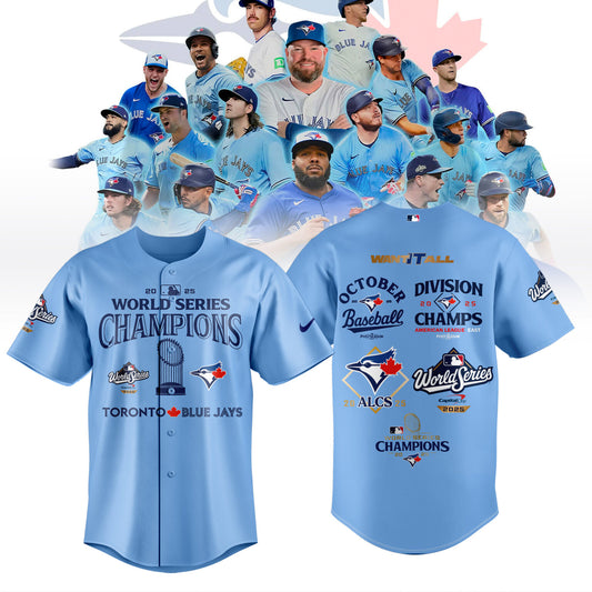 Limited Edition Toronto Blue Jays World Series Champions 2025 Combo Jersey