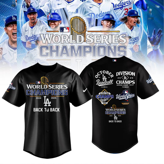 LA Dodgers 2025 World Series Champions Limited Edition Combo Jersey