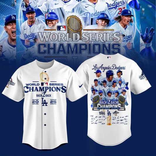 LA Dodgers 2025 World Series Champions Limited Edition Combo Jersey