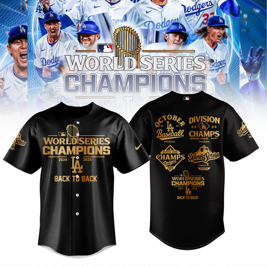 LA Dodgers 2025 World Series Champions Limited Edition Combo Jersey