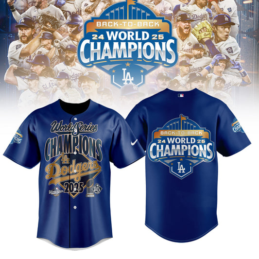 LA Dodgers 2025 World Series Champions Limited Edition Combo Jersey
