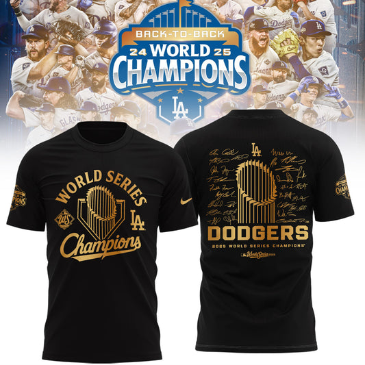 LA Dodgers – 2025 World Series Champions Limited Edition Combo T-Shirt