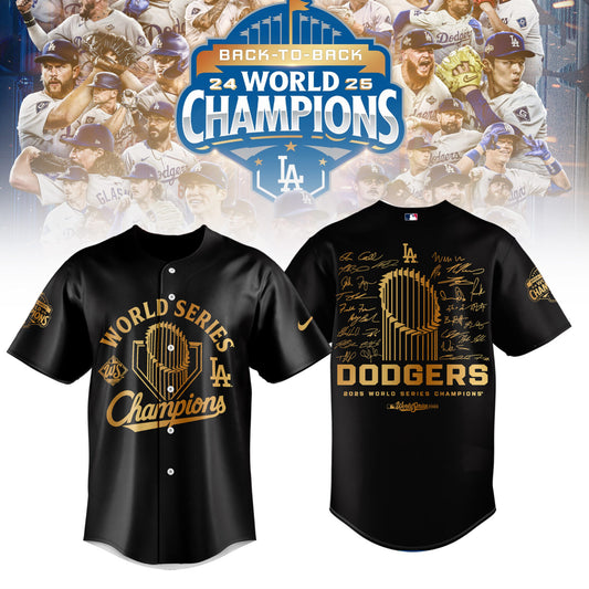LA Dodgers 2025 World Series Champions Limited Edition Combo Jersey