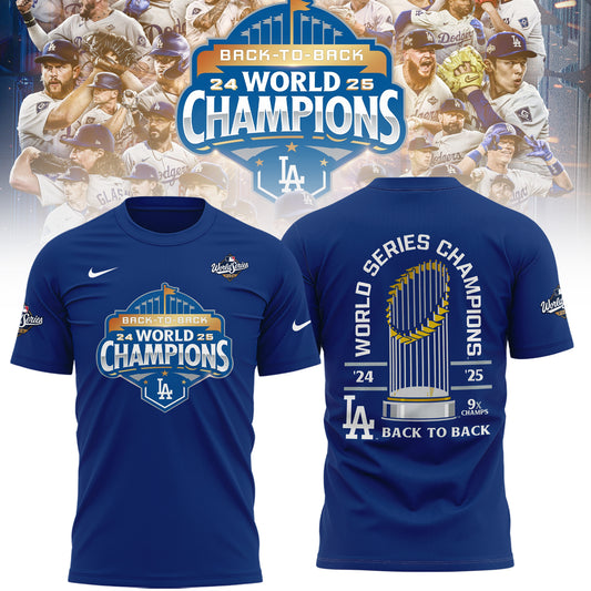 LA Dodgers World Series 2025 Champions Limited Edition Combo T-Shirt