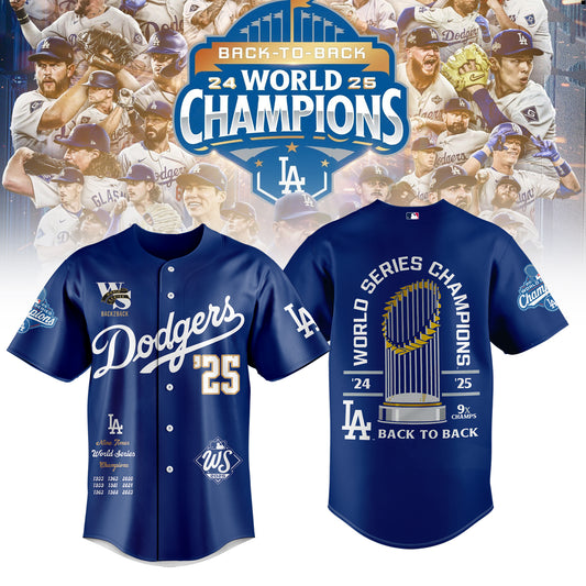 LA Dodgers 2025 World Series Champions Limited Edition Combo Jersey
