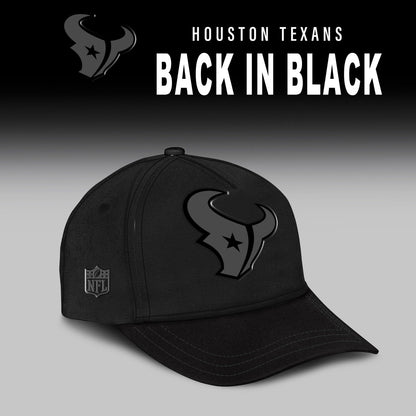 Houston Texans Back In Black Half Zip Hoodie