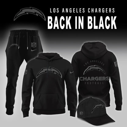 Los Angeles Chargers BACK IN BLACK Combo Hoodie