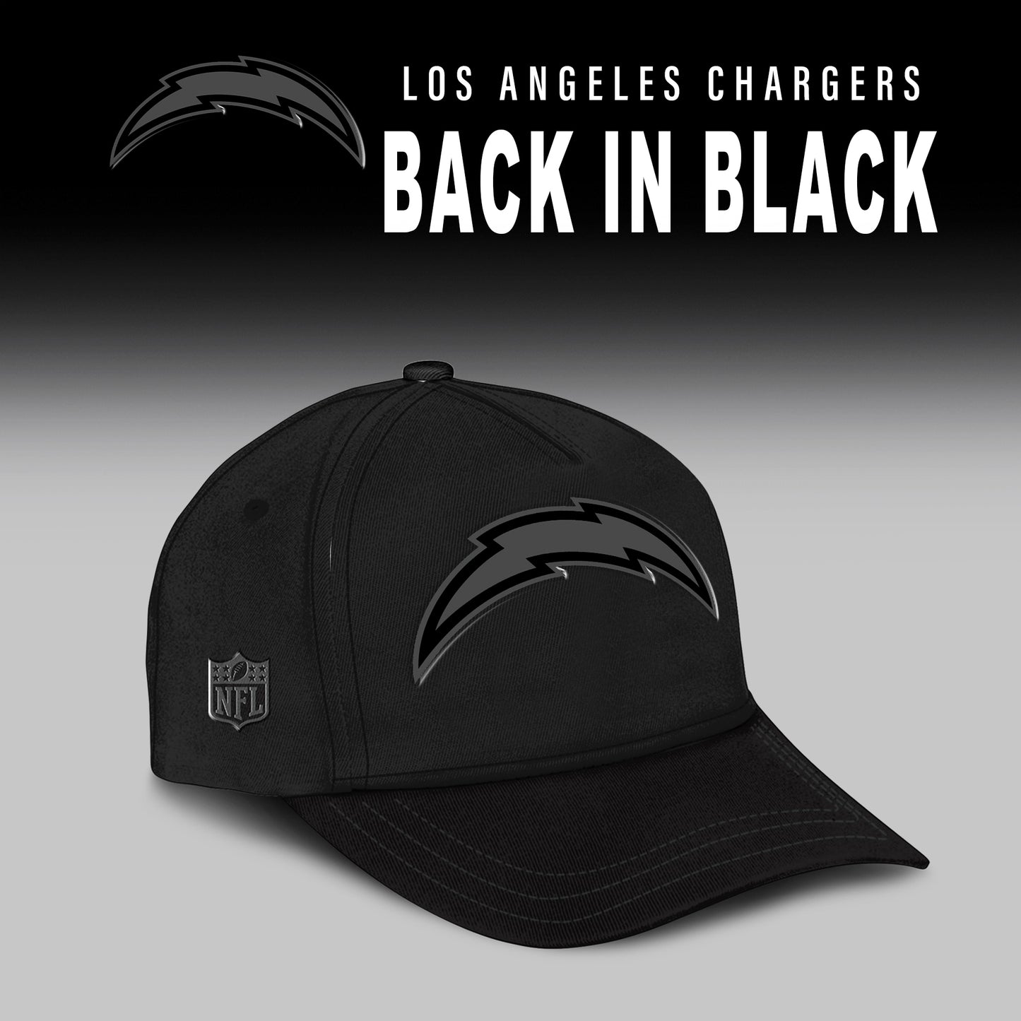 Los Angeles Chargers BACK IN BLACK Combo T-Shirt