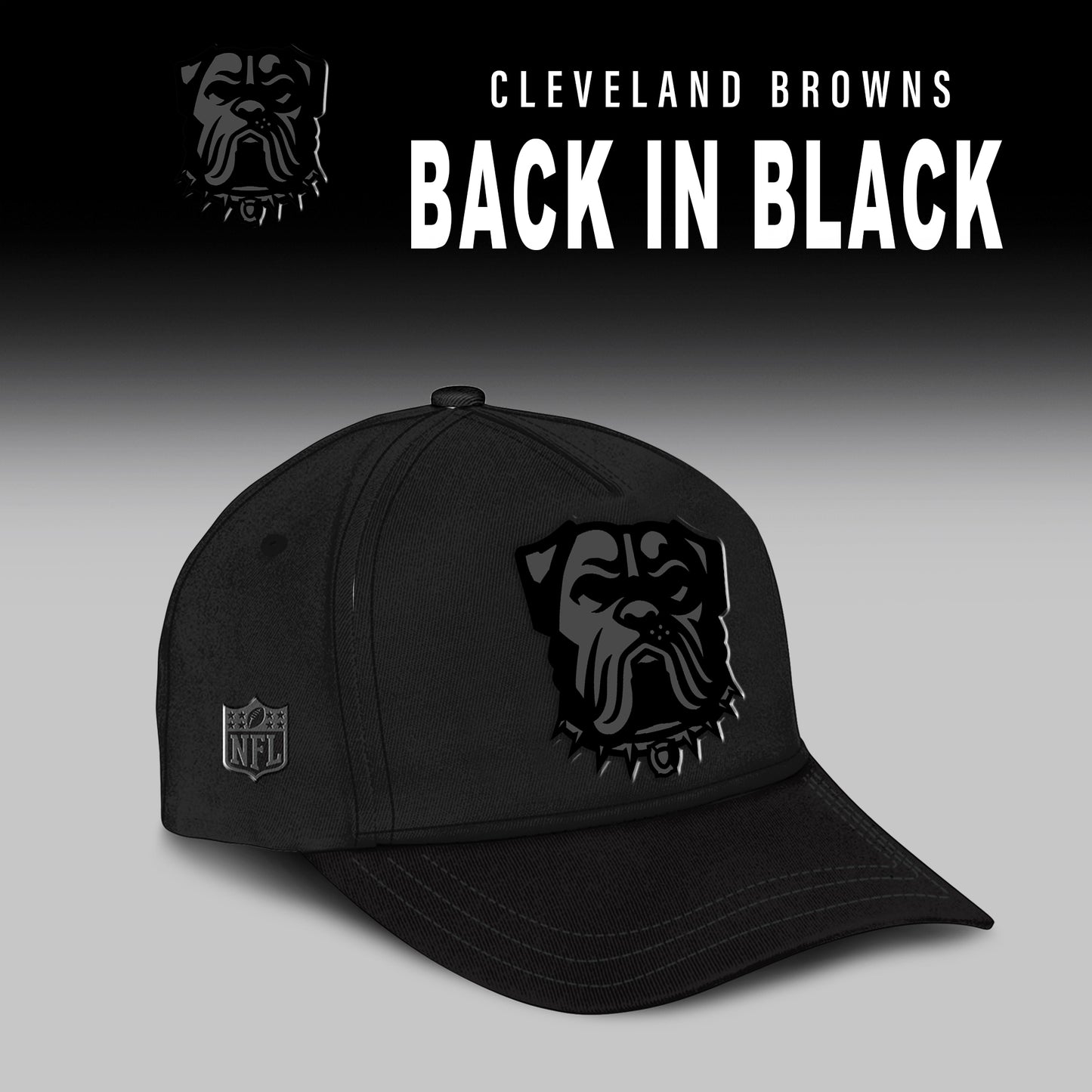 Cleveland Browns BACK IN BLACK Combo Hoodie