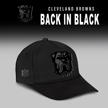Cleveland Browns Back In Black Half Zip Hoodie
