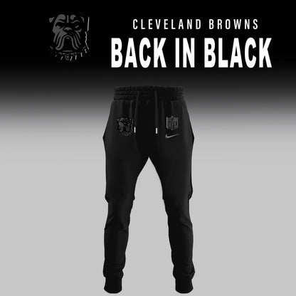 Cleveland Browns BACK IN BLACK Combo Hoodie