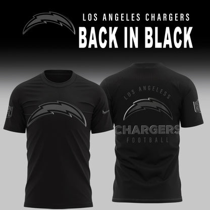 Los Angeles Chargers BACK IN BLACK Combo T-Shirt