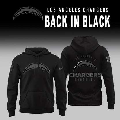 Los Angeles Chargers BACK IN BLACK Combo Hoodie