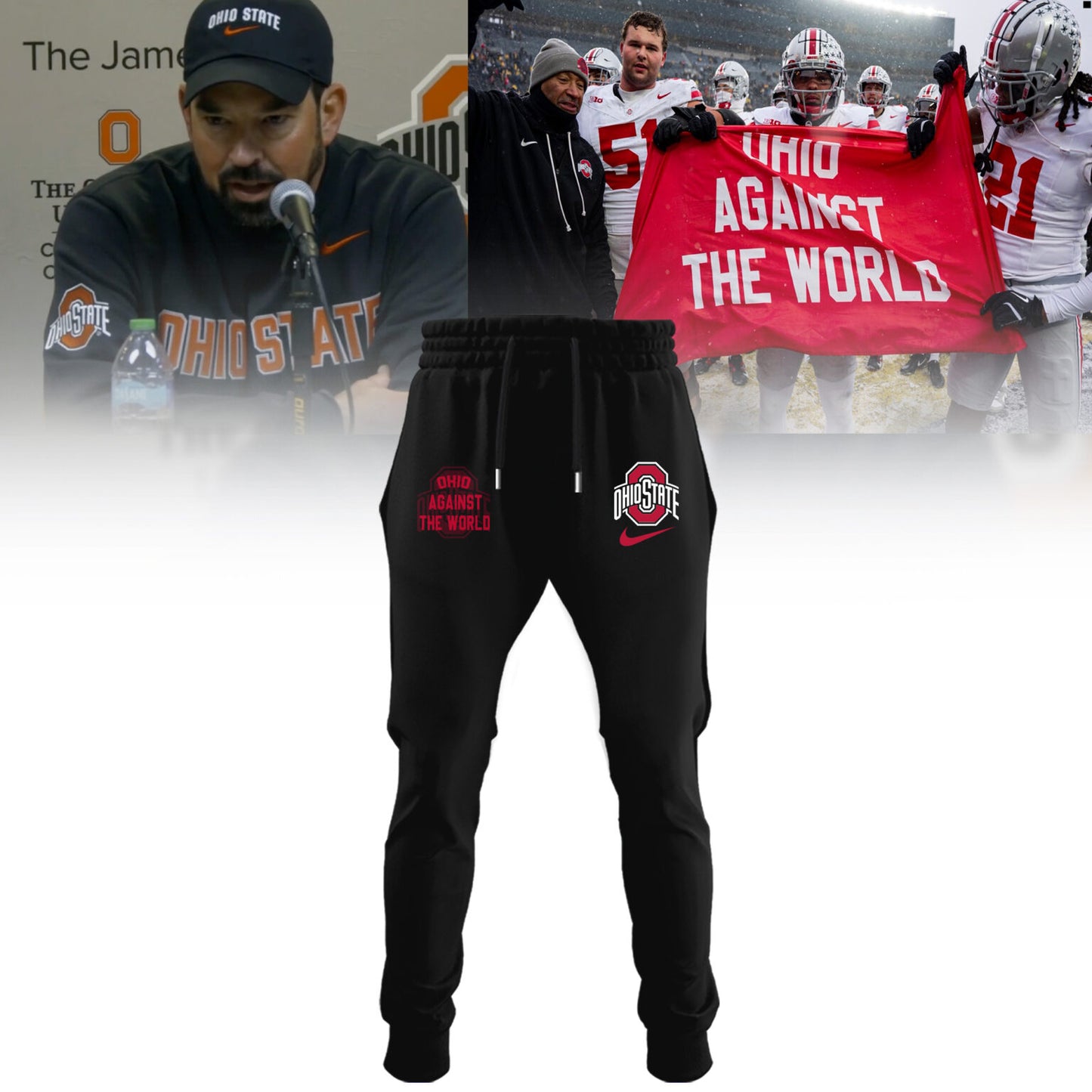 Ohio State Buckeyes "OHIO AGAINST THE WORLD" Limited Edition Combo Hoodie