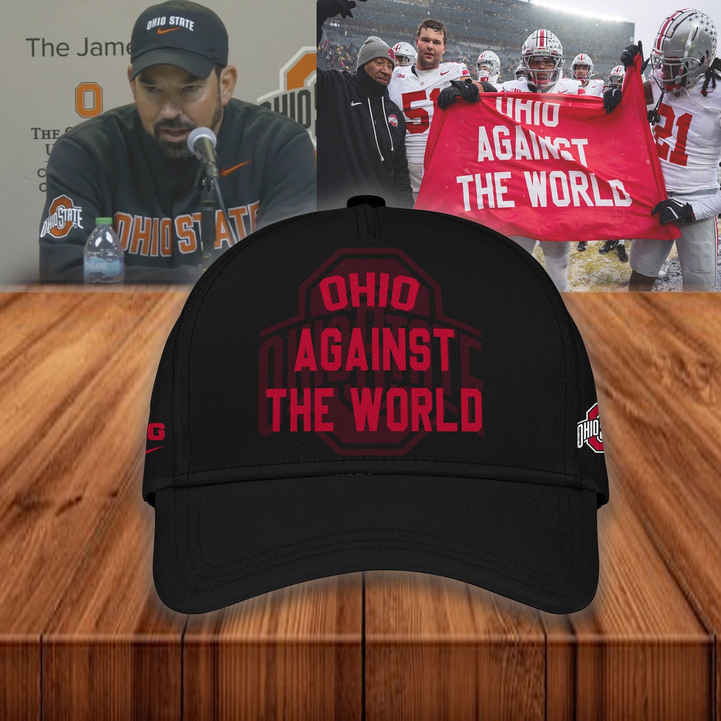Ohio State Buckeyes "OHIO AGAINST THE WORLD" Limited Edition Combo Hoodie
