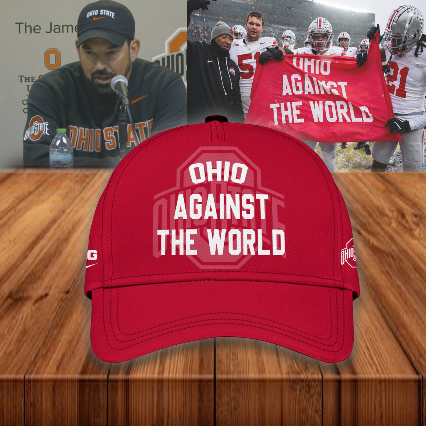 Ohio State Buckeyes "OHIO AGAINST THE WORLD" Limited Edition Combo Hoodie
