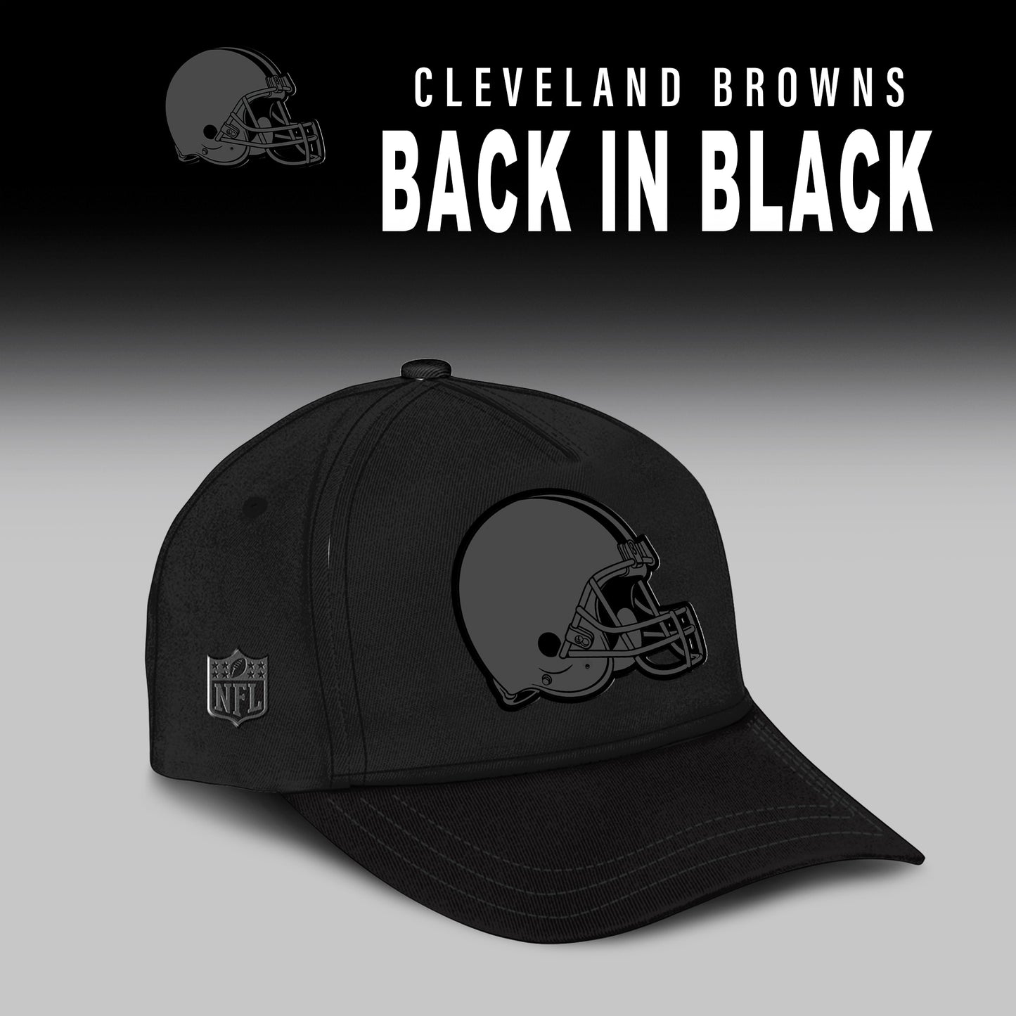 Cleveland Browns BACK IN BLACK Combo Hoodie
