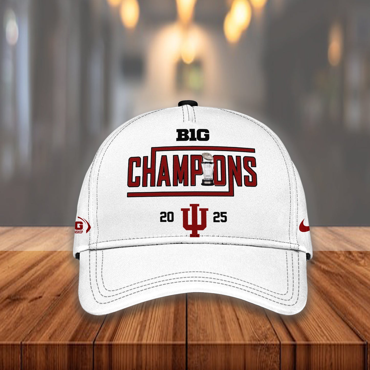 Indiana Hoosiers Football Big Ten Championship Combo Hoodie