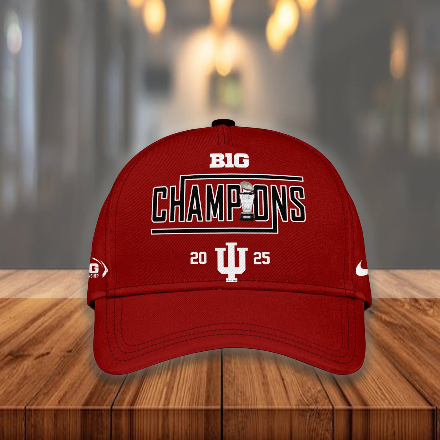 Indiana Hoosiers Football Big Ten Championship Combo Hoodie