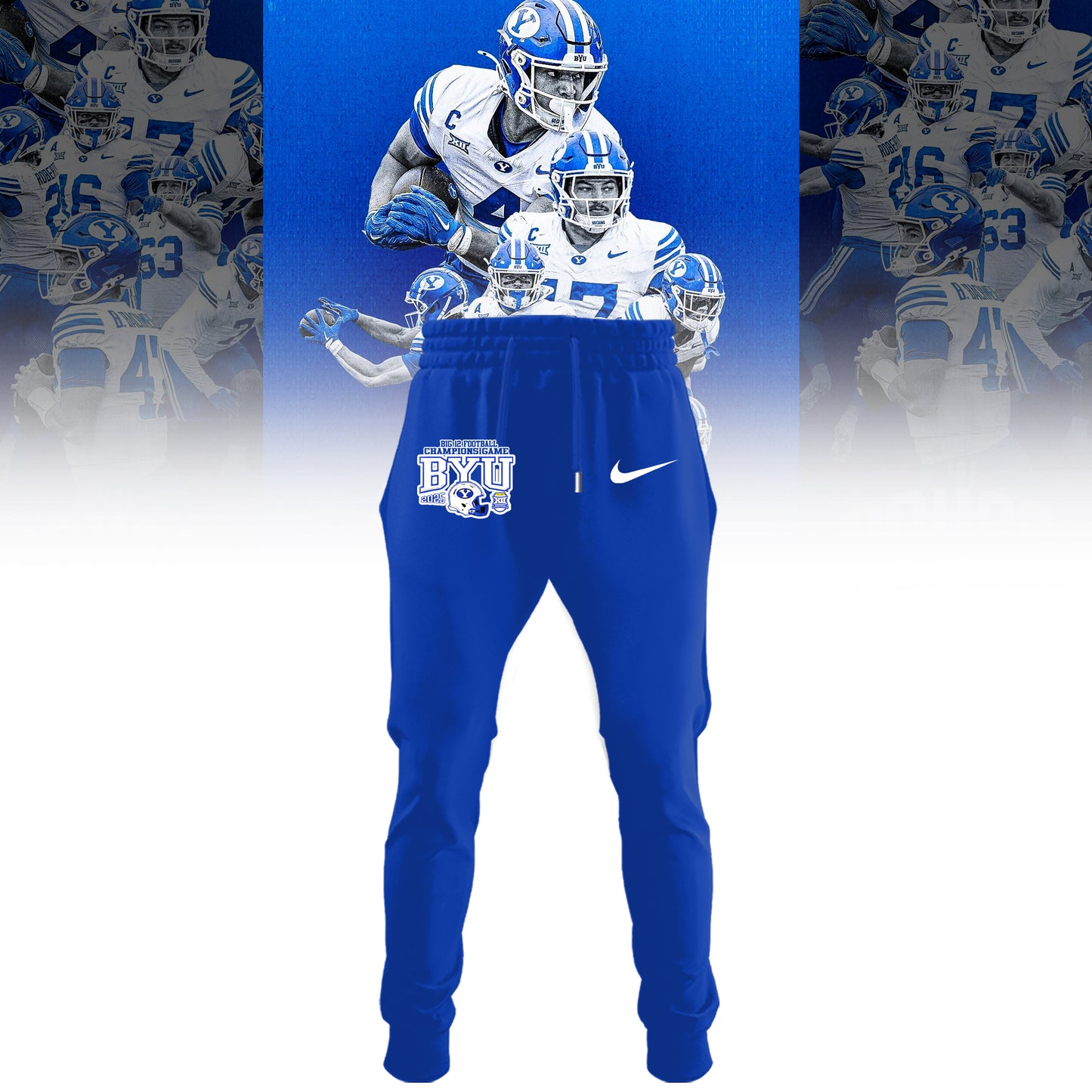 BYU Cougars Football 2025 Big 12 Conference Champs Combo Tshirt