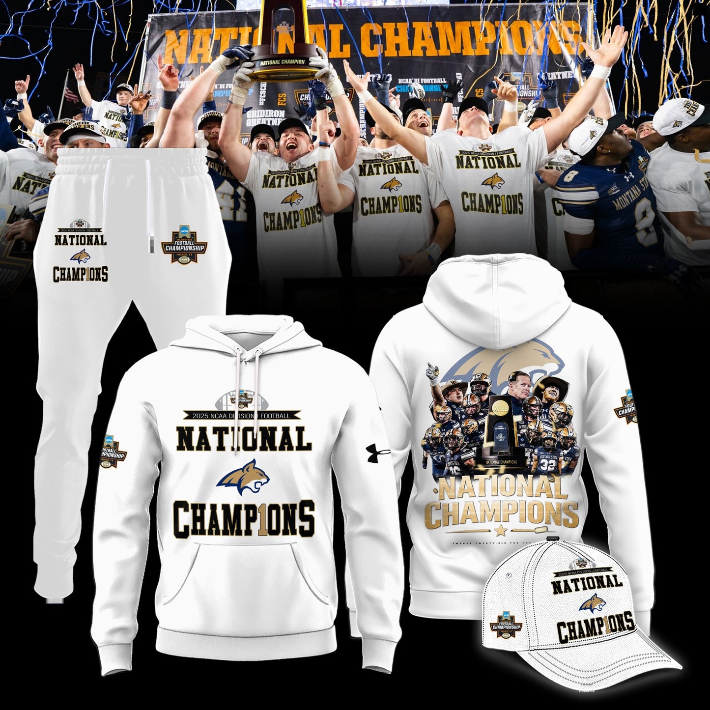 Limited Edition MSU Champions 2026 FCS Hoodie