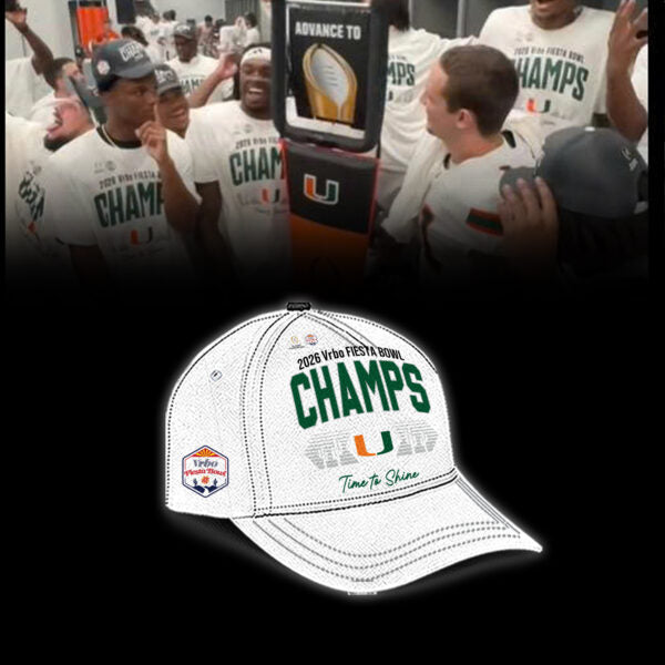 Miami Hurricanes College Football Playoff 2025 Fiesta Bowl Champions Combo T-Shirt