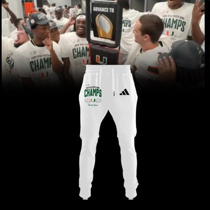 Miami Hurricanes College Football Playoff 2025 Fiesta Bowl Champions Combo T-Shirt