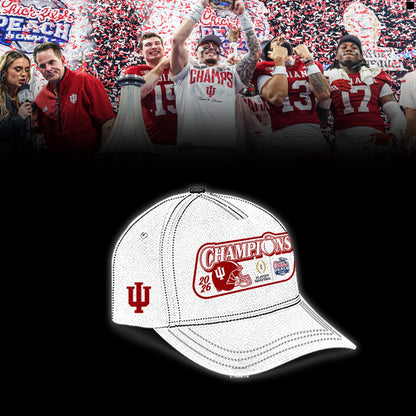Indiana Hoosiers Football Champions Peach Bowl 2025/26 Hoodie