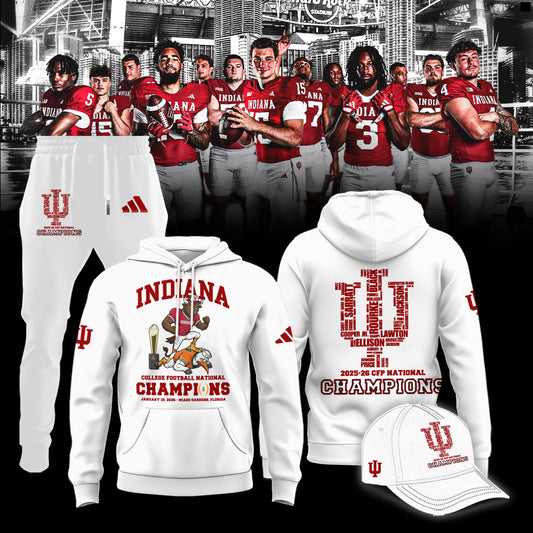 Indiana Hoosiers National Champions 2025/26 Hoodie