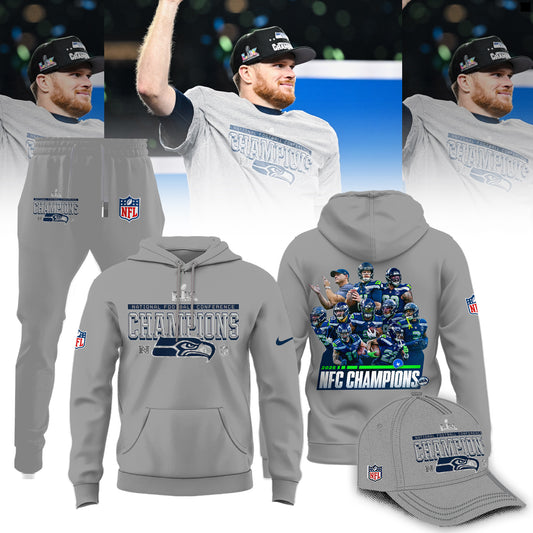 Seattle Seahawks Super Bowl LX Roster Hoodie