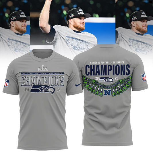 Seattle Seahawks 2025 NFC Conference Champions TShirt
