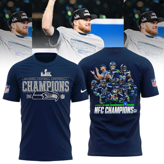 Seattle Seahawks Super Bowl LX Roster TShirt